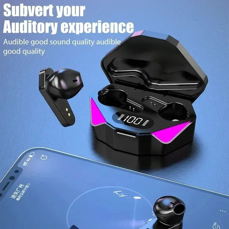 Słuchawki Bluetooth X15, bezprzewodowe, 65ms opóźnienia, z mikrofonem, do gier