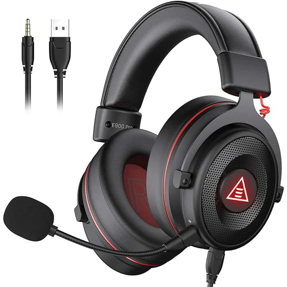 Słuchawki gamingowe EKSA E900Pro, 7.1 dźwięk, USB, z mikrofonem, do PC/PS4/PS5/Xbox