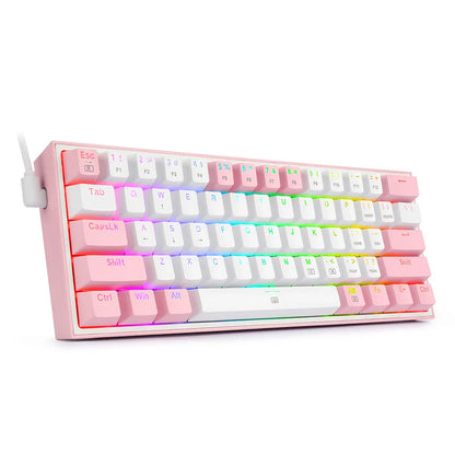 Klawiatura mechaniczna RGB 2025 K617, 61 klawiszy, USB, z odłączanym kablem