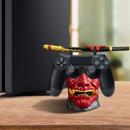 Uchwyt na kontroler For Ghost of Tsushima, z figurką, stojak na słuchawki, do PS4/PS5
