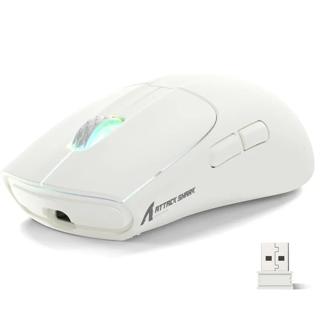 Mysz bezprzewodowa ATTACK SHARK X5, trójtrybowa, RGB, do gier