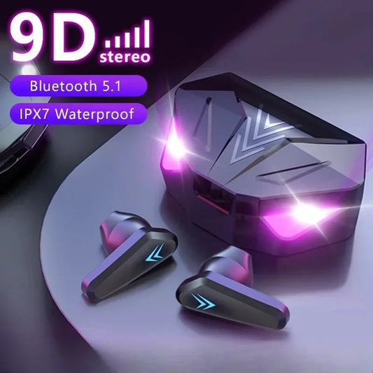 Słuchawki Bluetooth X15, bezprzewodowe, 65ms opóźnienia, z mikrofonem, do gier