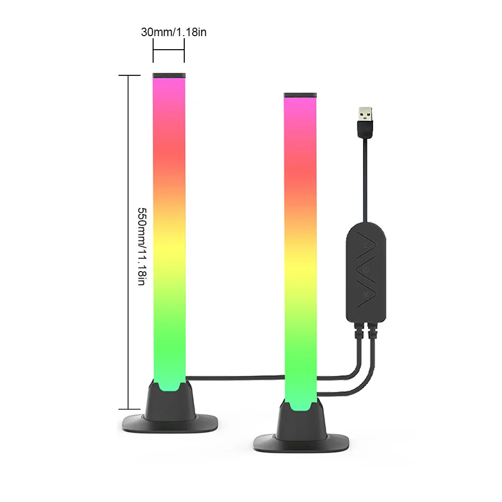 Lampa LED na biurko, barwna, bezstopniowa regulacja, do pracy i gier