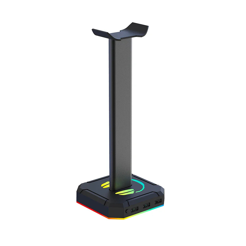 Stojak na słuchawki RGB, na biurko, uchwyt na słuchawki, akcesoria dla graczy