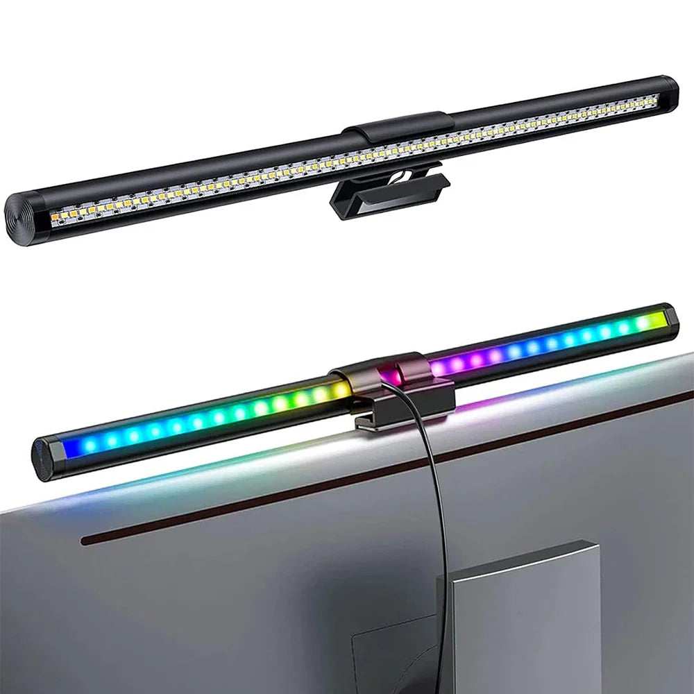 Lampa LED na biurko, barwna, bezstopniowa regulacja, do pracy i gier
