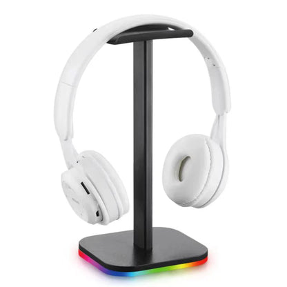 Stojak na słuchawki RGB, na biurko, uchwyt na słuchawki, akcesoria dla graczy