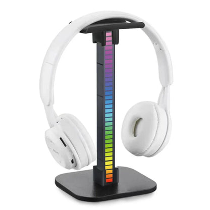 Stojak na słuchawki RGB, na biurko, uchwyt na słuchawki, akcesoria dla graczy